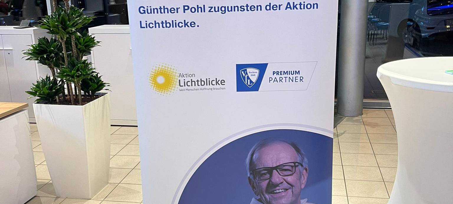 Günther liest in Bochum für Lichtblicke