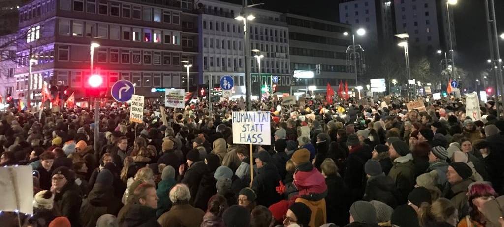 Bochum gegen Rechts: mehr Teilnehmer als erwartet