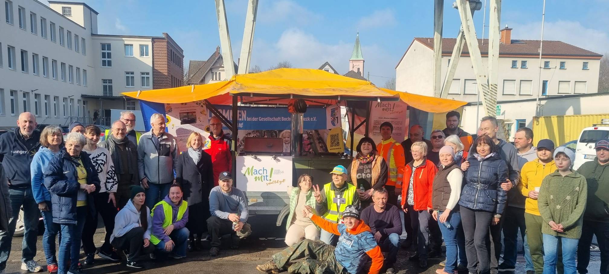 Bochumer spenden Feldküche für die Ukraine