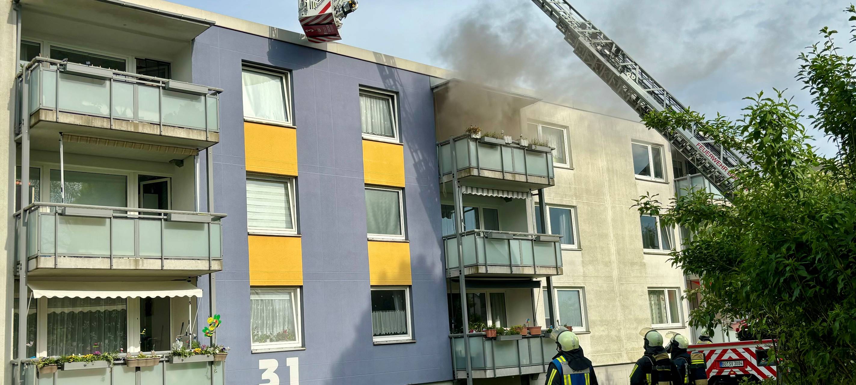 Wohnungsbrand in Bochum-Hiltrop