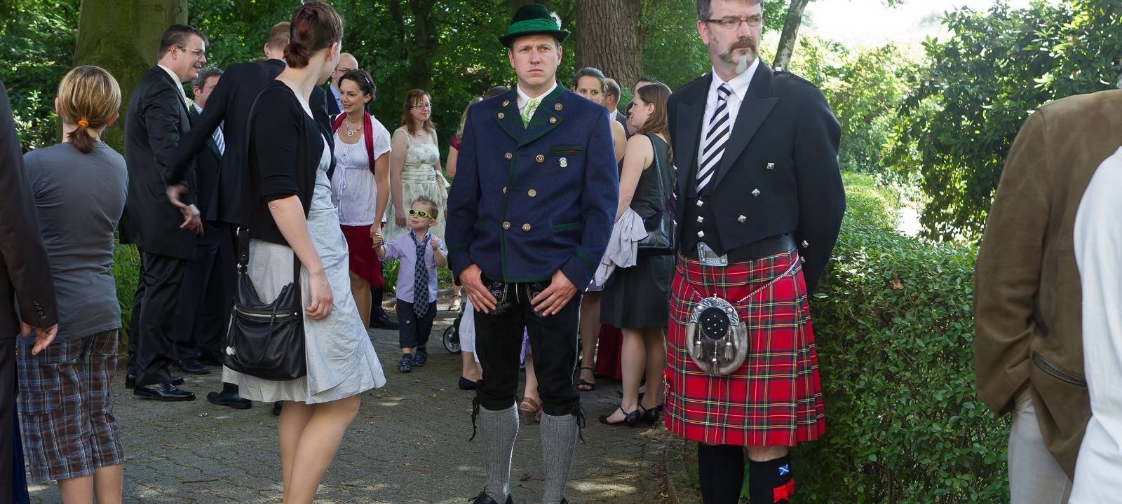 Schottische Fans in Wattenscheid