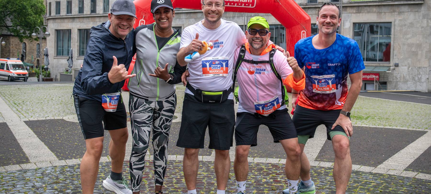 Bochum Urban Run: Gute Laune trotz Regen