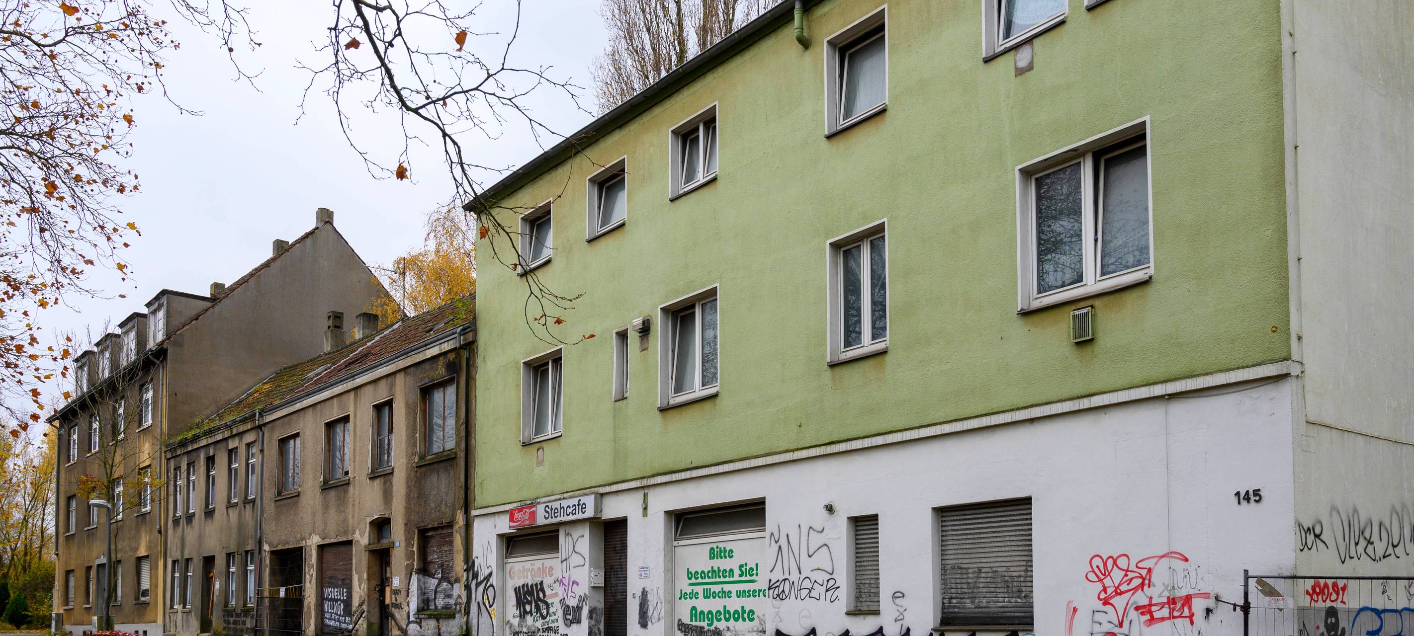 Der Abriss der Häuser auf der Kohlenstraße in Bochum könnte bald starten