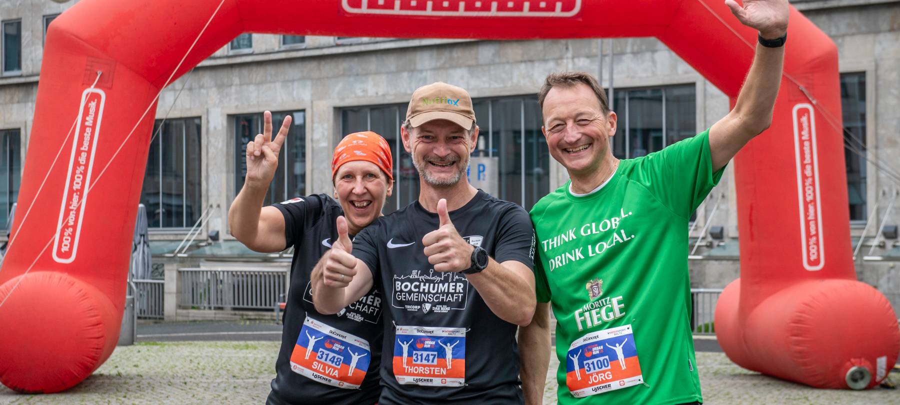 Bochum Urban Run: Gute Laune trotz Regen