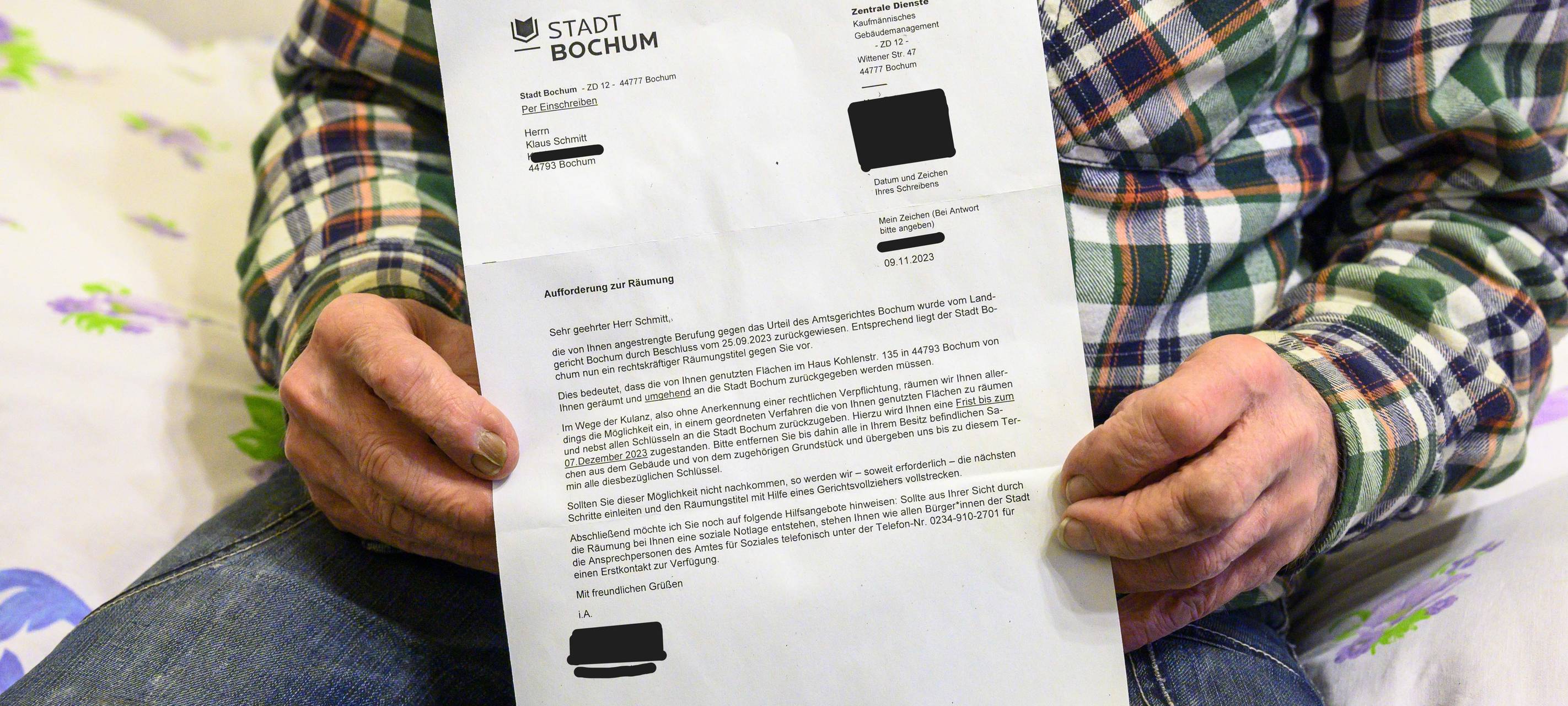 Der Abriss der Häuser auf der Kohlenstraße in Bochum könnte bald starten