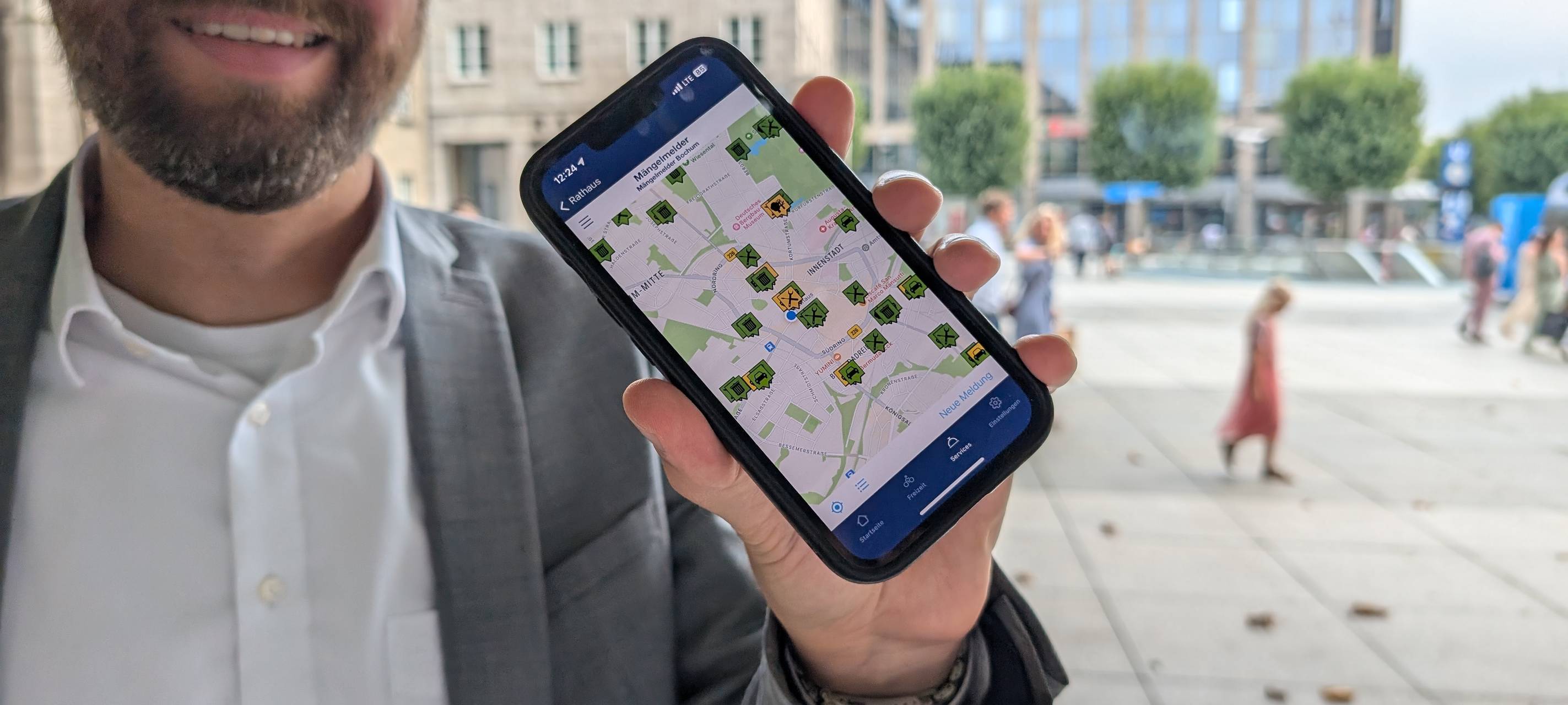 Stadt Bochum stellt Mängelmelder 2.0 vor