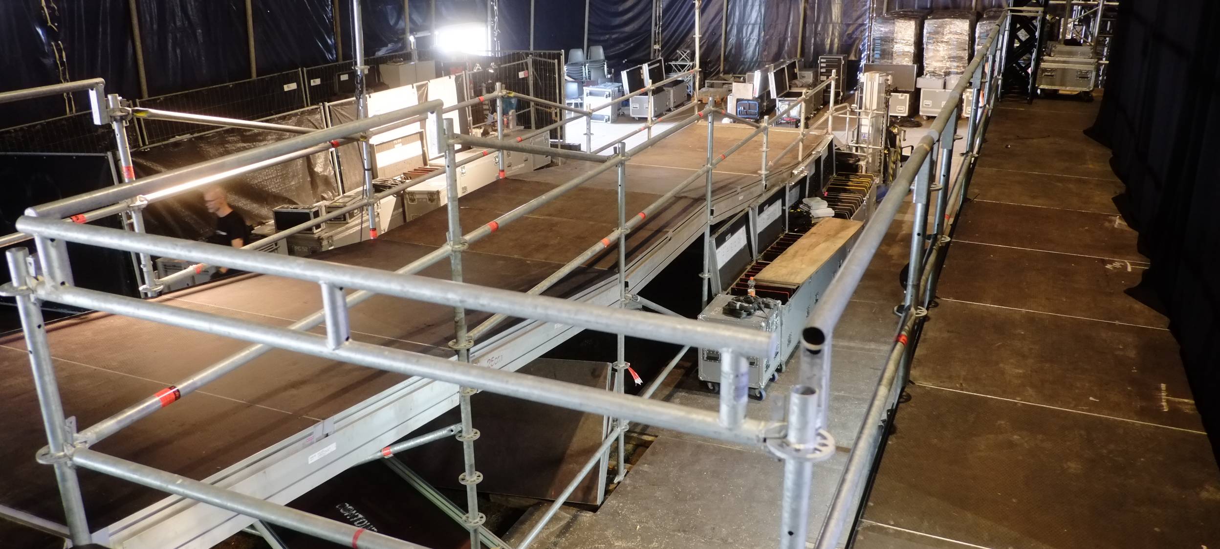 Aufbau vom Zeltfestival in Bochum reibungslos