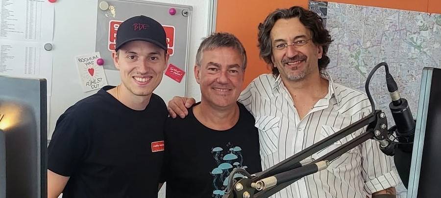 ...Lukas Rüger und Samir Saad