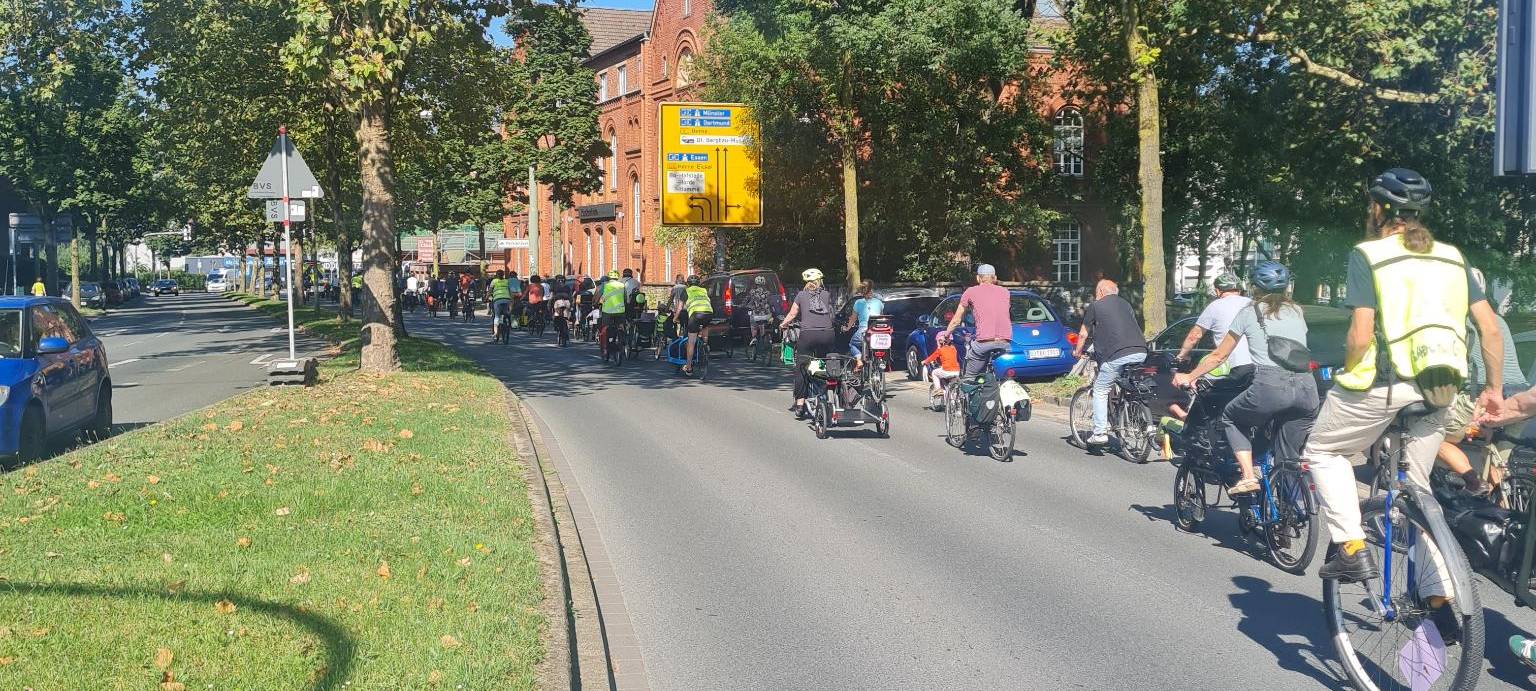 Fahrraddemo in Bochum
