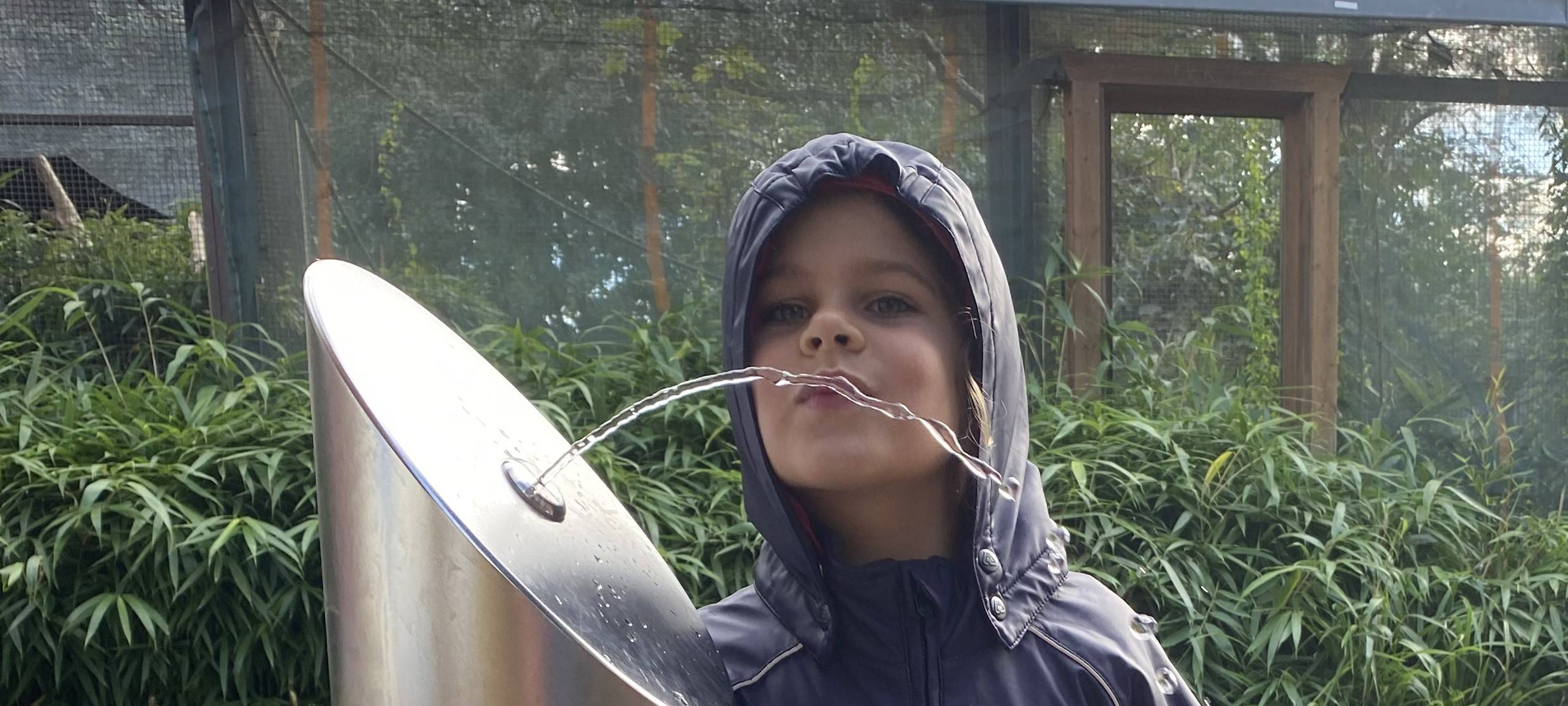 Neuer Trinkwasserbrunnen im Tierpark Bochum
