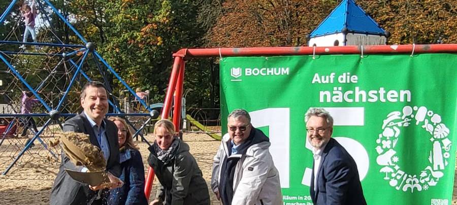 Spatenstich zur Sanierung des Bochumer Stadtparks