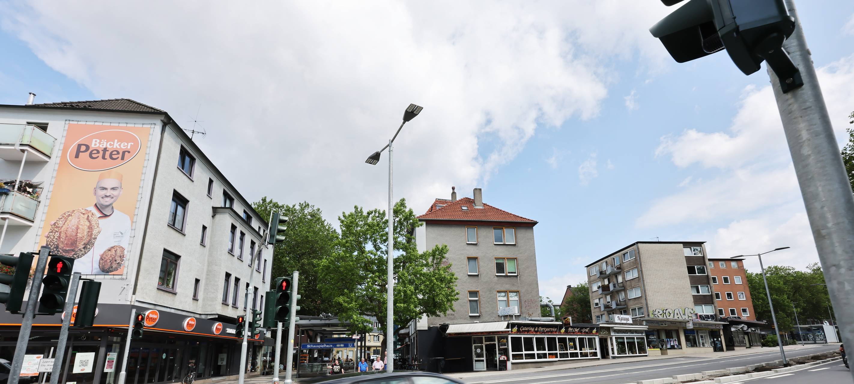 Stadt Bochum trennt sich wieder von Trennsteinen an Hattinger Straße