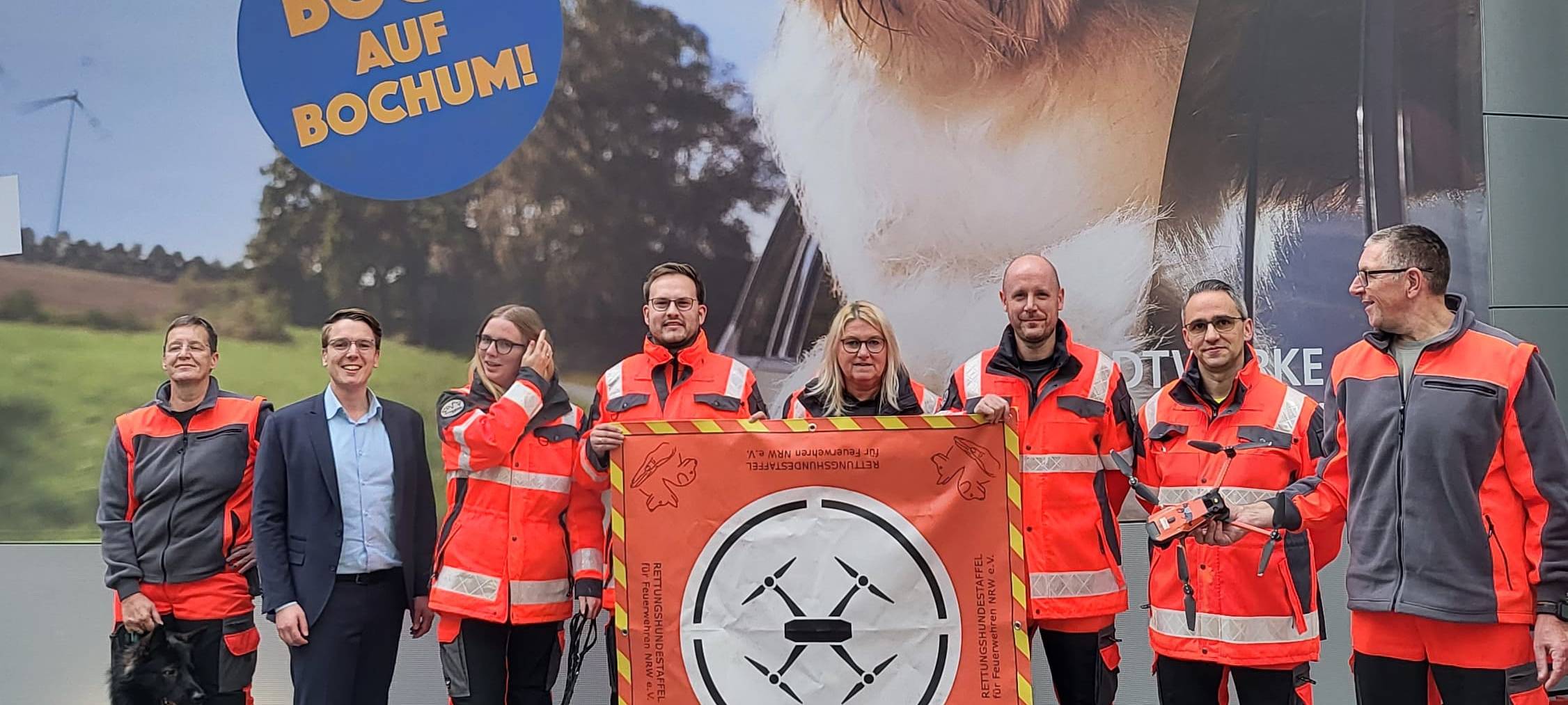 Bochum: Rettungshundestaffel NRW bekommt neue Drohne