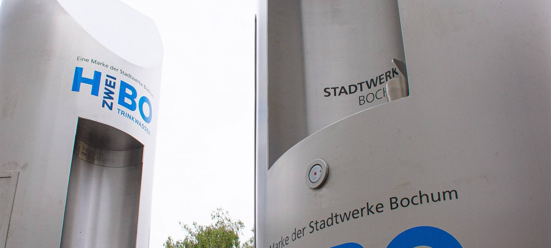 Trinkwasserbrunnen in Bochum im Winter abgeschaltet