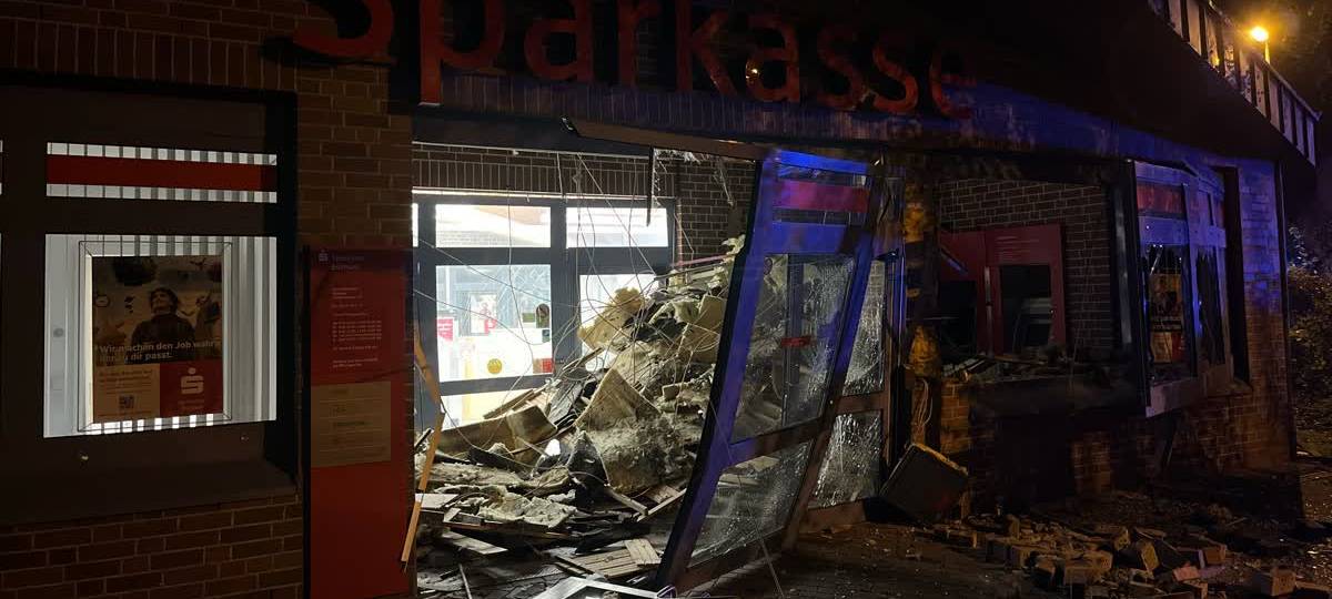 Geldautomat in Bochum-Grumme gesprengt