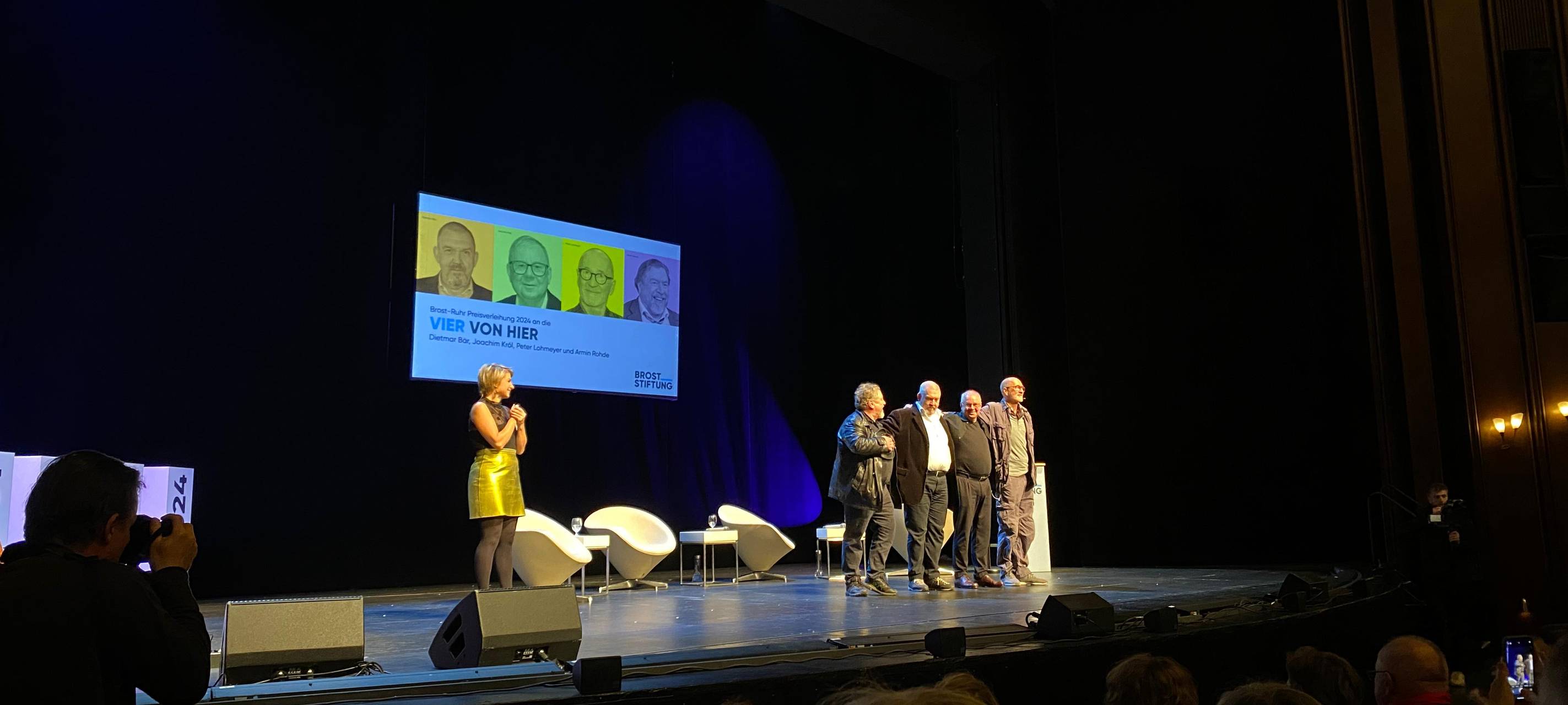 Verleihung des Brost-Ruhr Preis im Schauspielhaus Bochum