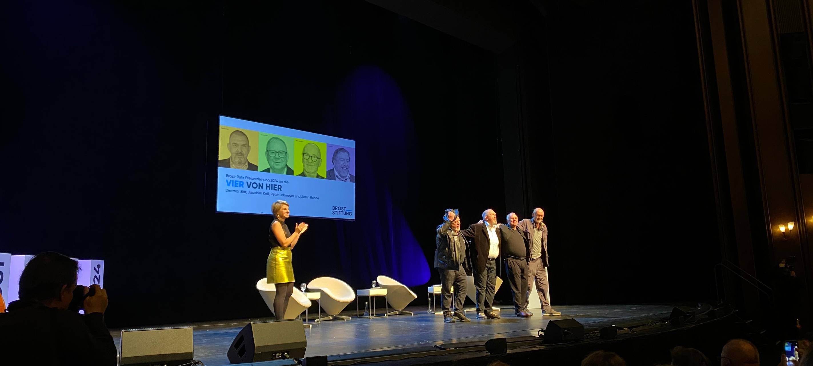 Verleihung des Brost-Ruhr Preis im Schauspielhaus Bochum
