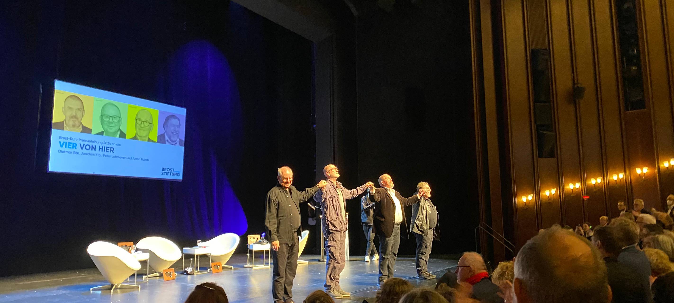 Verleihung des Brost-Ruhr Preis im Schauspielhaus Bochum