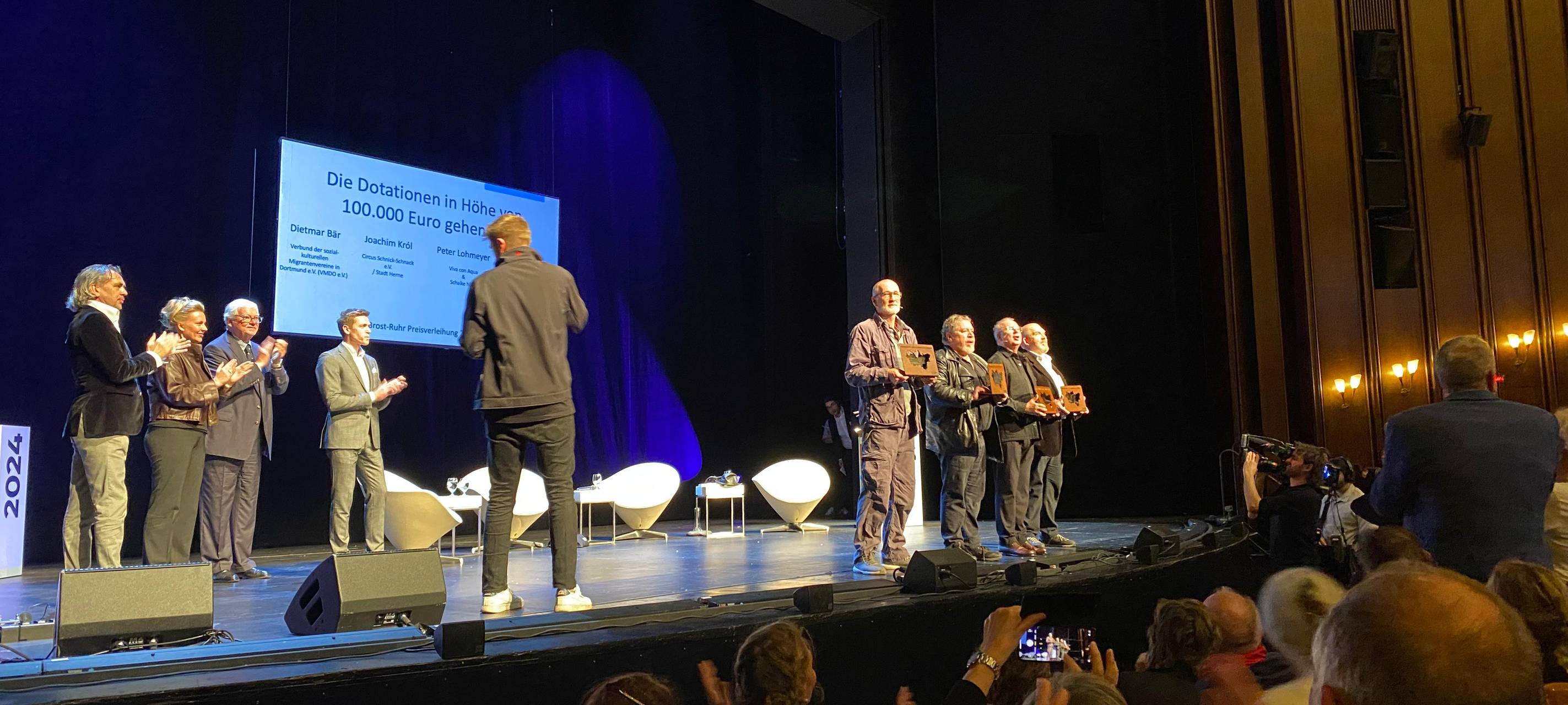 Verleihung des Brost-Ruhr Preis im Schauspielhaus Bochum