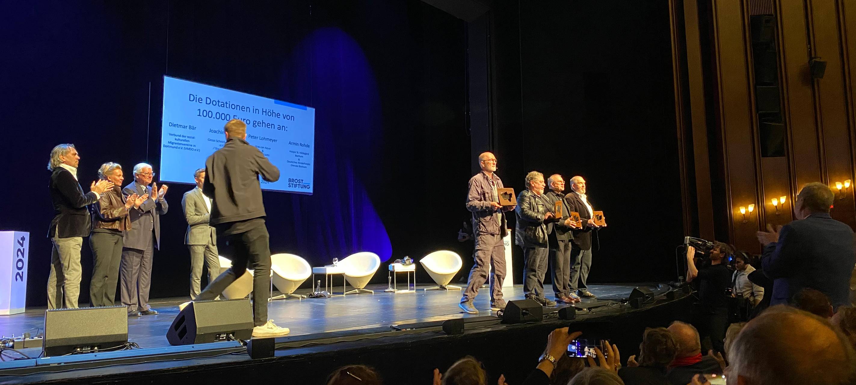 Verleihung des Brost-Ruhr Preis im Schauspielhaus Bochum