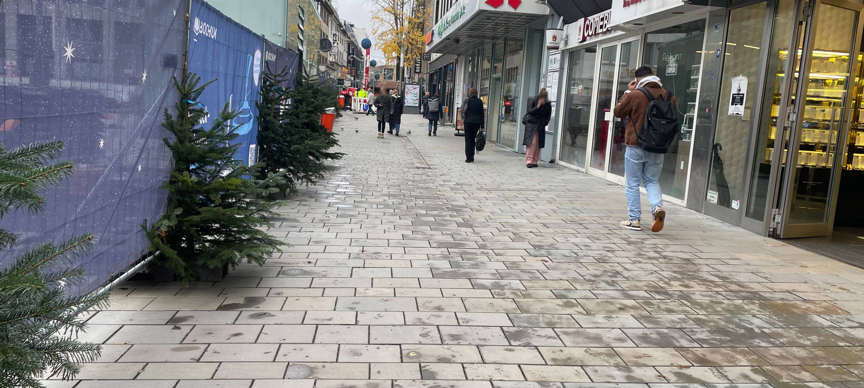 Bauarbeiten auf Husemannplatz in Bochum gehen voran