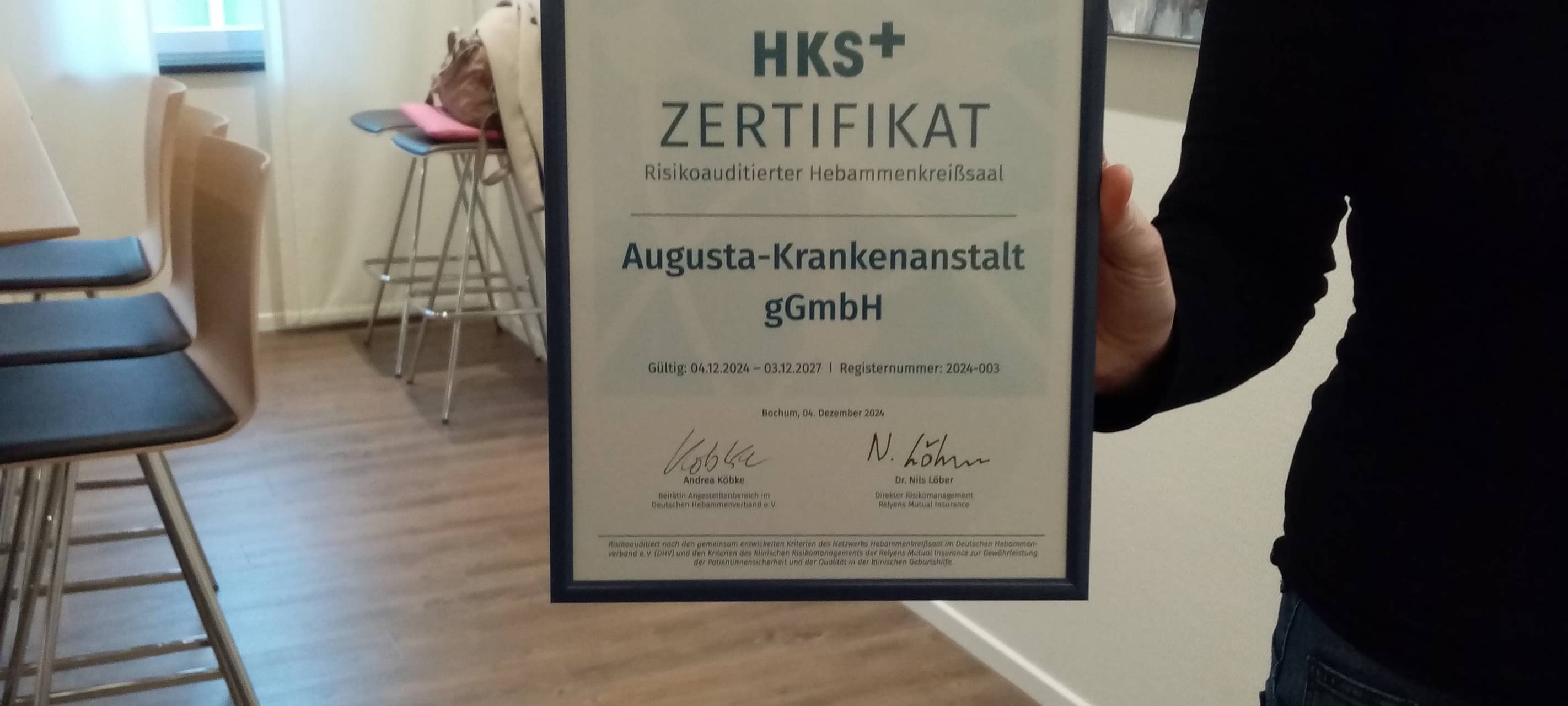 Zertifizierter Hebammenkreißsaal in Bochum