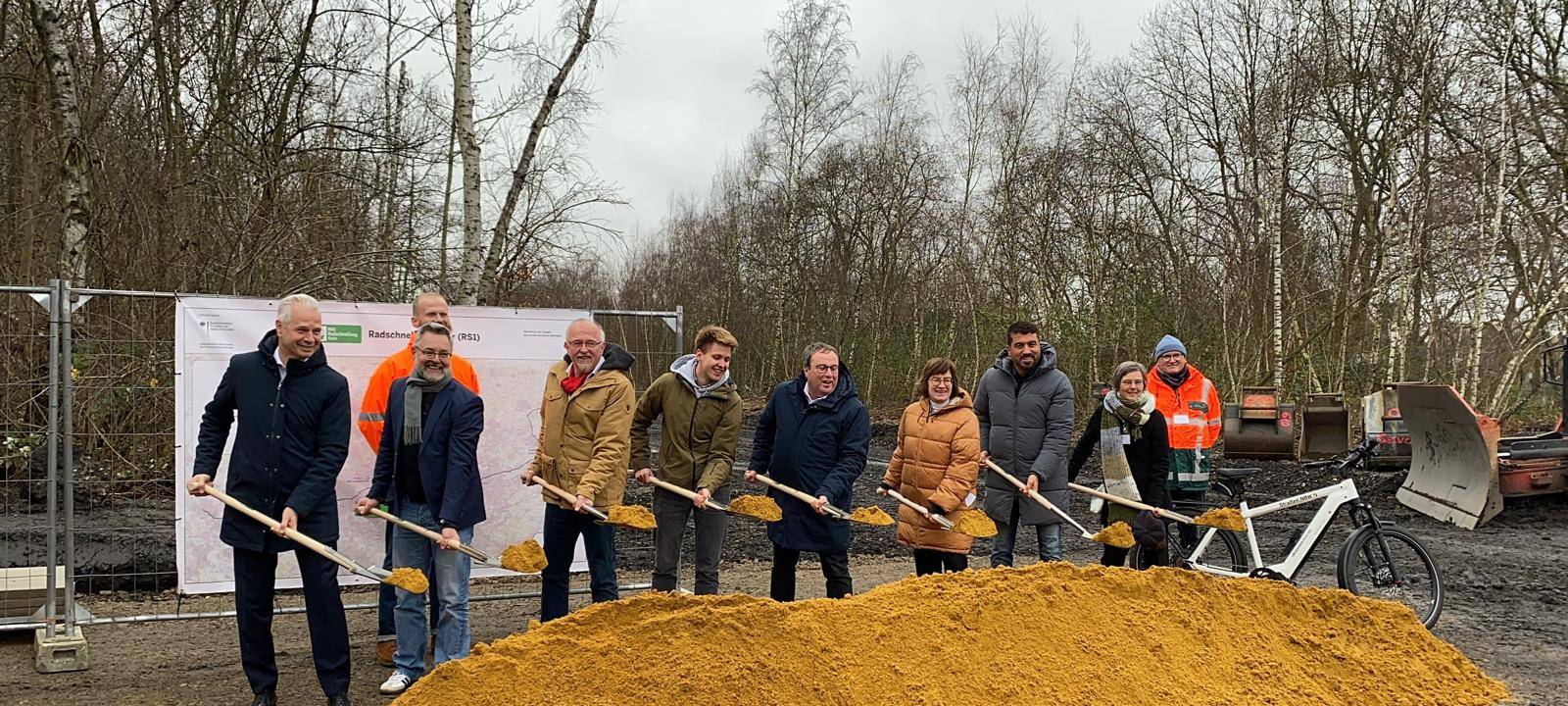 Bochum: Beginn der Arbeiten des nächsten Teilabschnitts des Radschnellweg 1