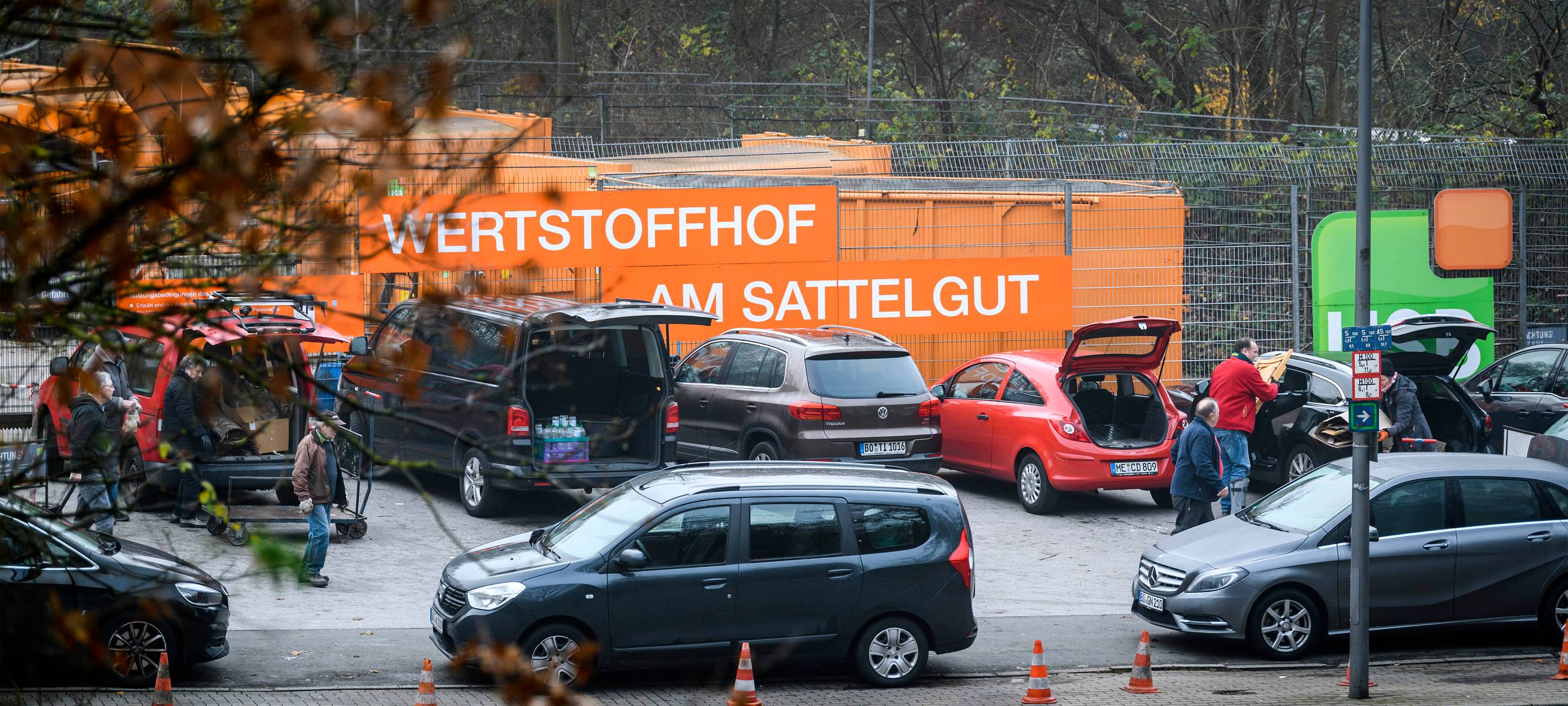 Wertstoffhöfe öffnen später in Bochum