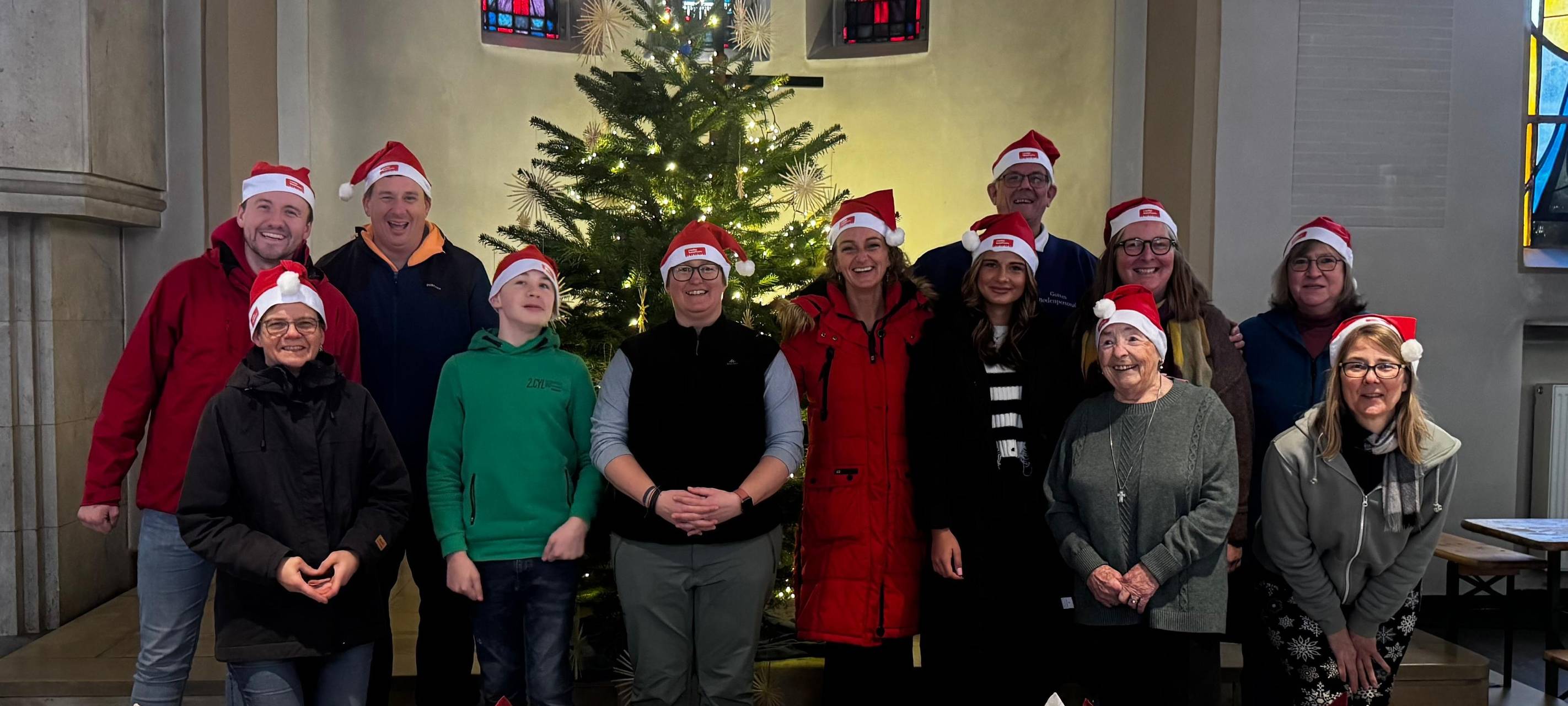 Festtagstafel an Heiligabend in Bochum