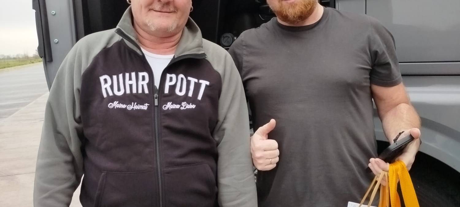 Weihnachtstüten für Lkw-Fahrer