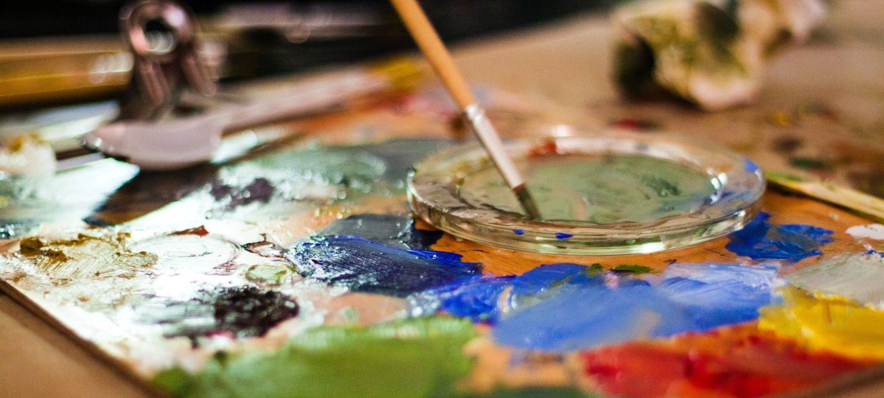 Malwettbewerb in der Bücherei in Bochum-Gerthe