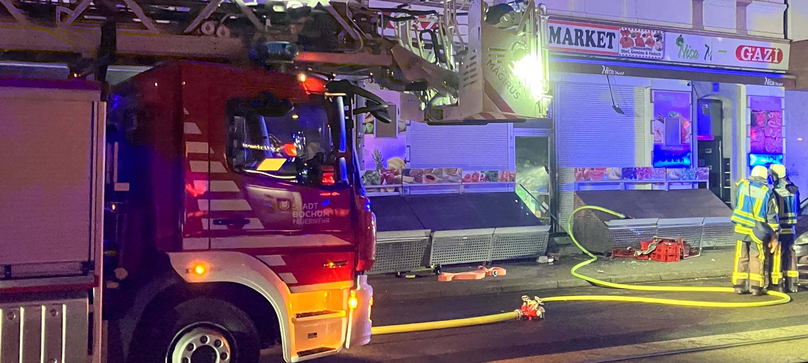 Wattenscheid: Brand im türkischen Supermarkt