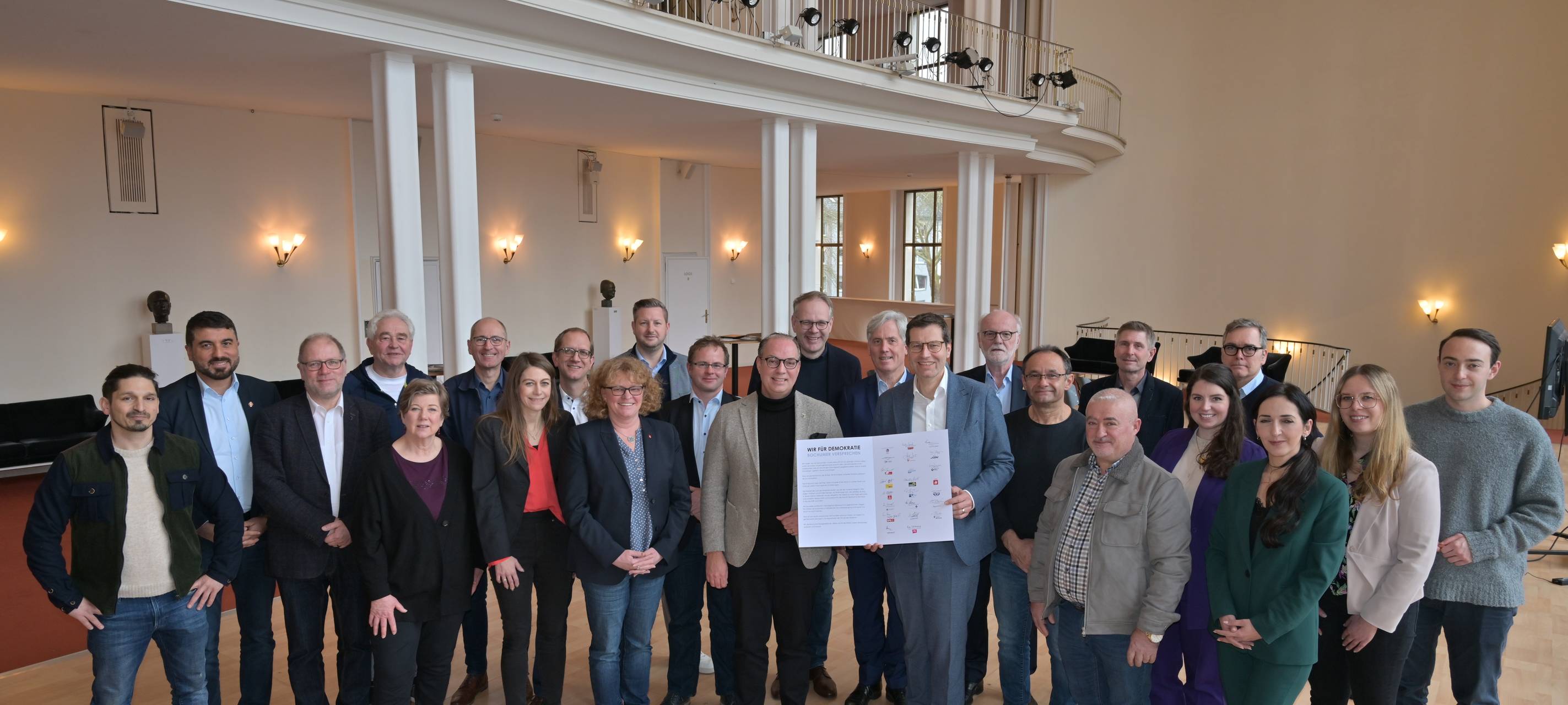 Bündnis "Wir für Demokratie" in Bochum