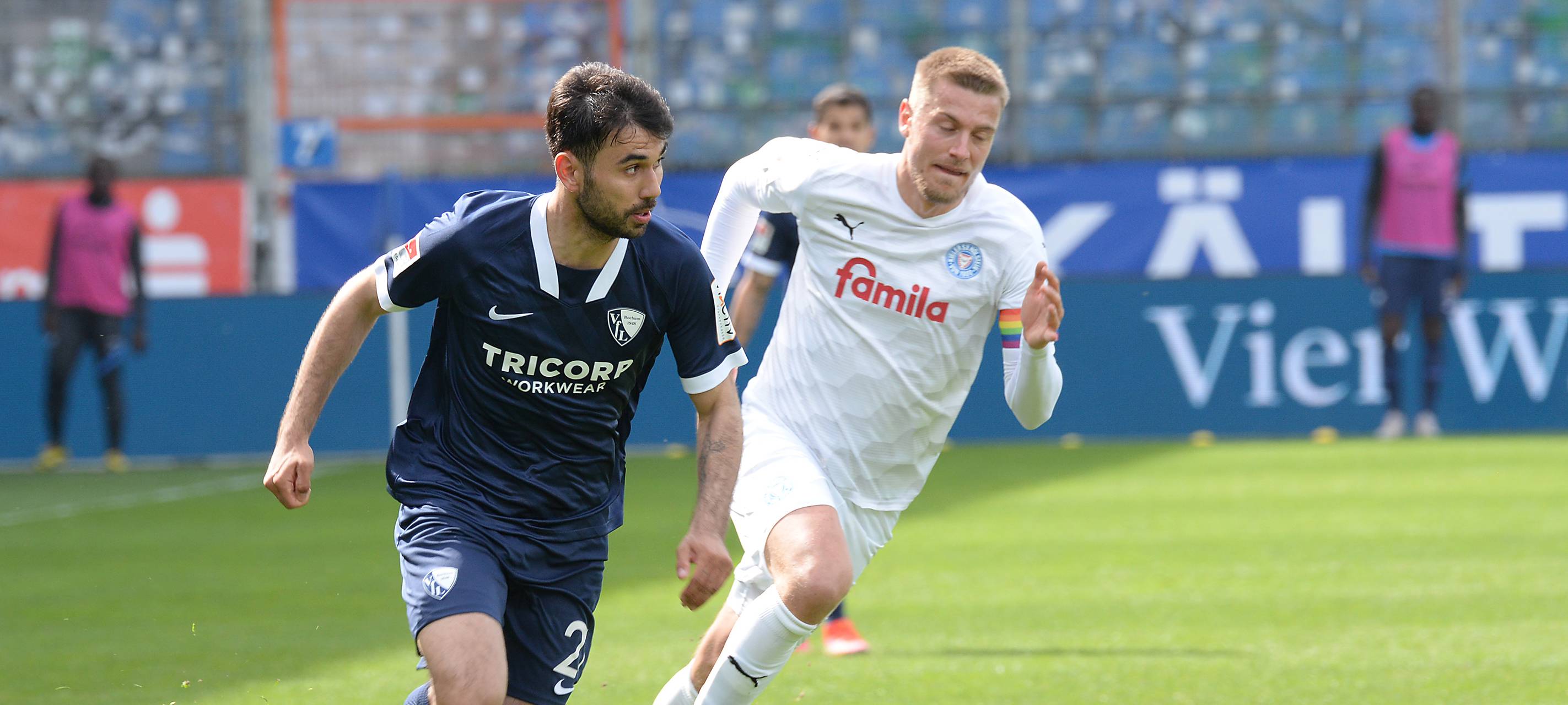 Gerrit Holtmann im Spiel gegen Holstein Kiel. (Archivbild)