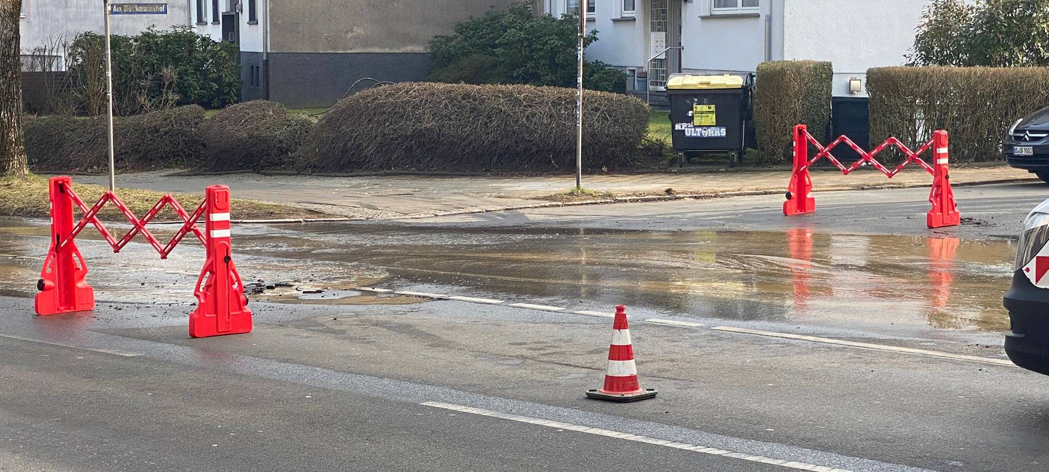 Rohrbruch in Bochum Weitmar