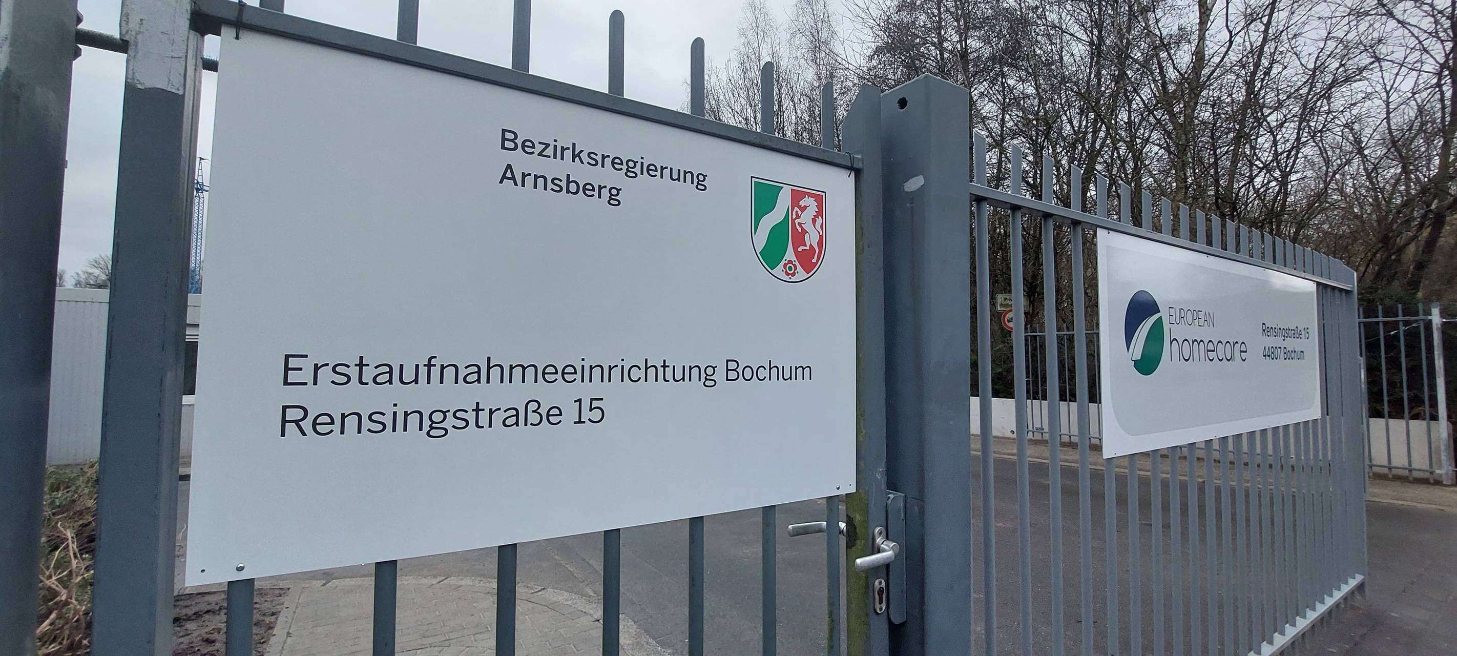 Erstaufnahmeeinrichtung für Geflüchtete in Bochum öffnet Anfang März