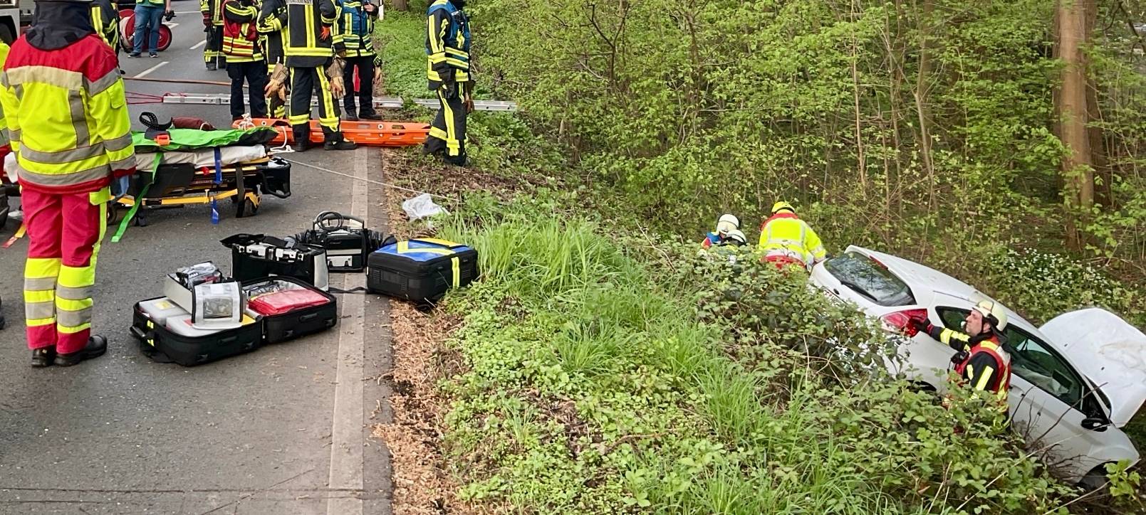 Unfall in Bochum-Linden: Seniorin schwer verletzt