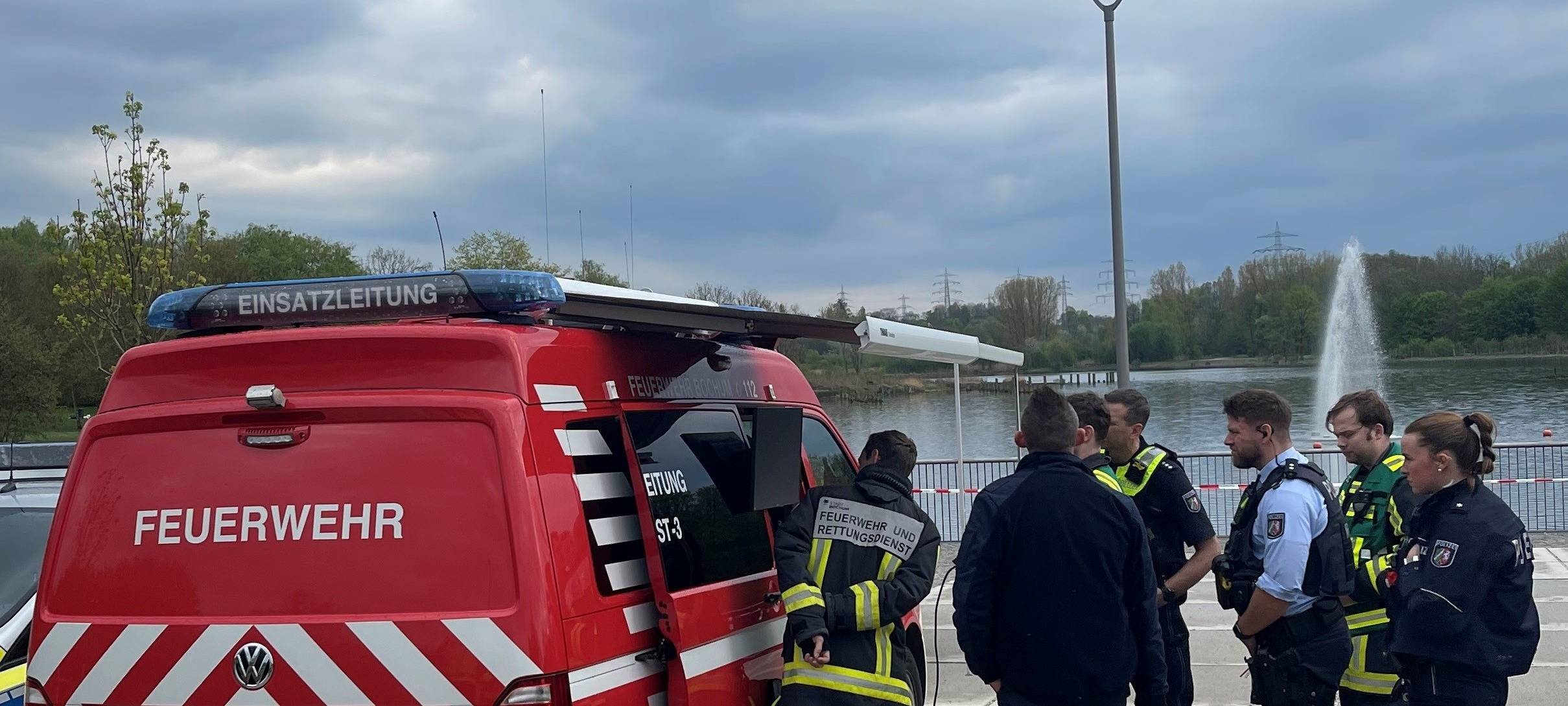 Öl im Ümminger See in Bochum