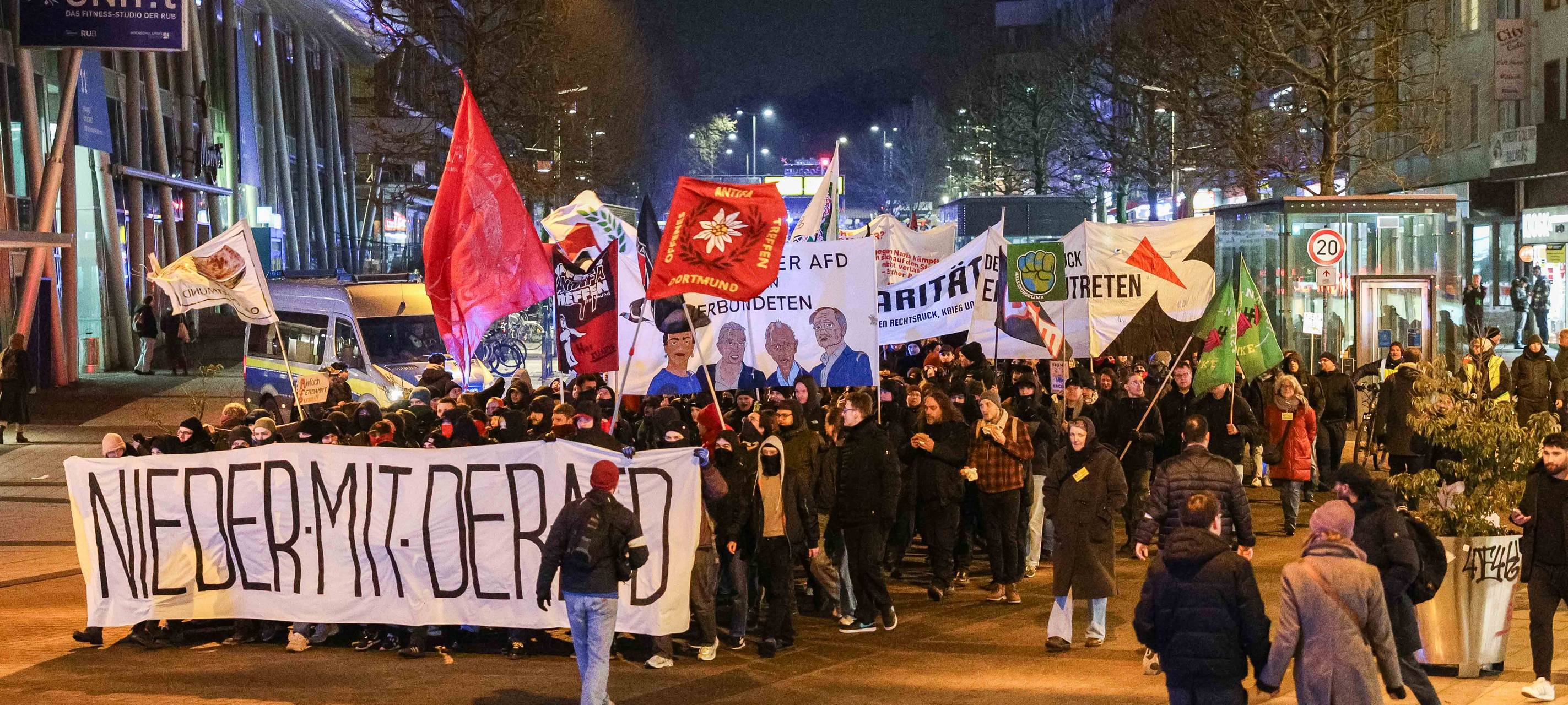 Demonstration für AfD-Verbot in Bochum