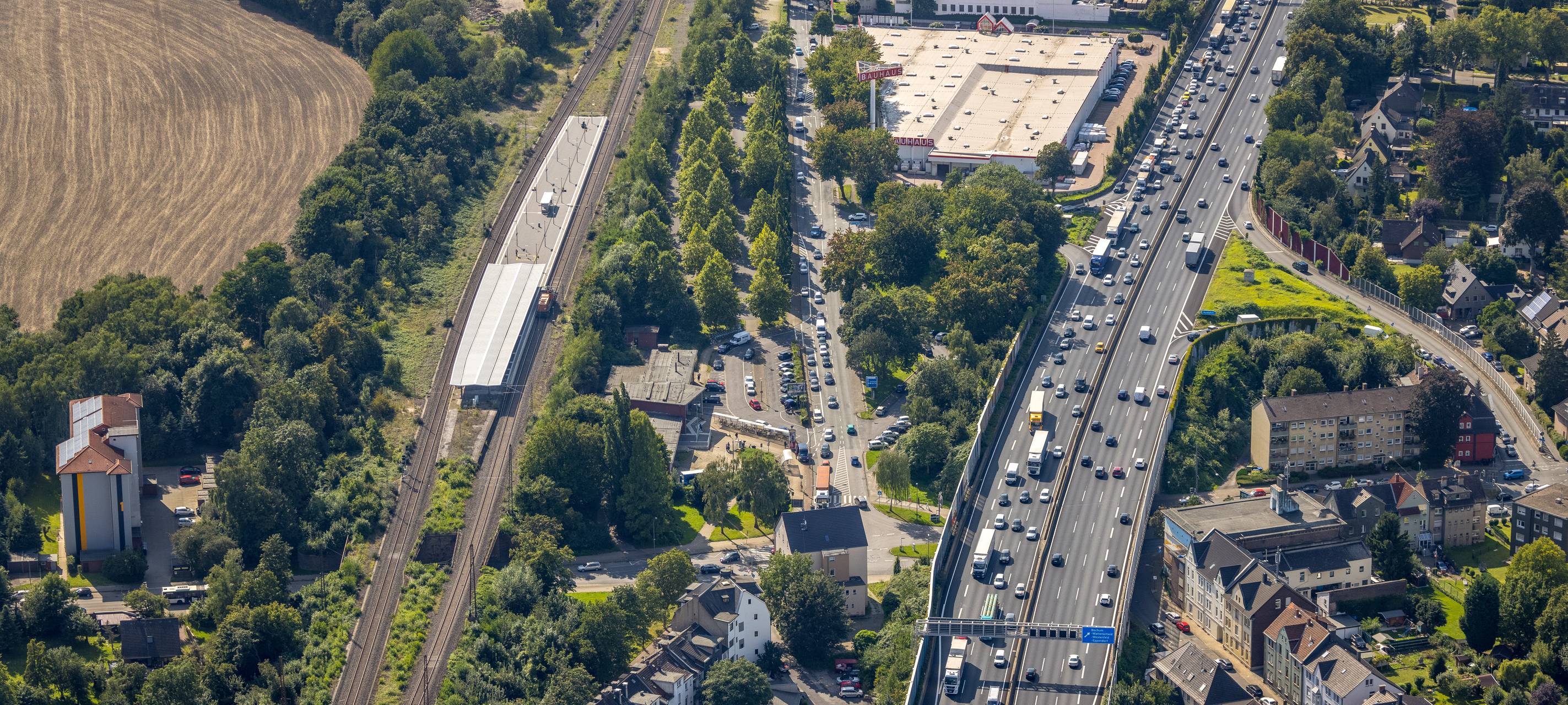 Vollsperrung der Fritz-Reuter-Straße in Bochum