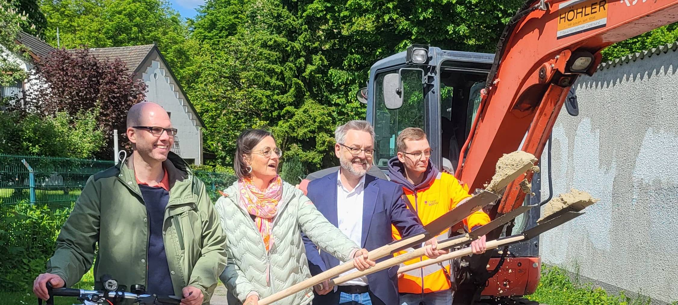 Bauarbeiten der "Veloroute 1" in Bochum starten