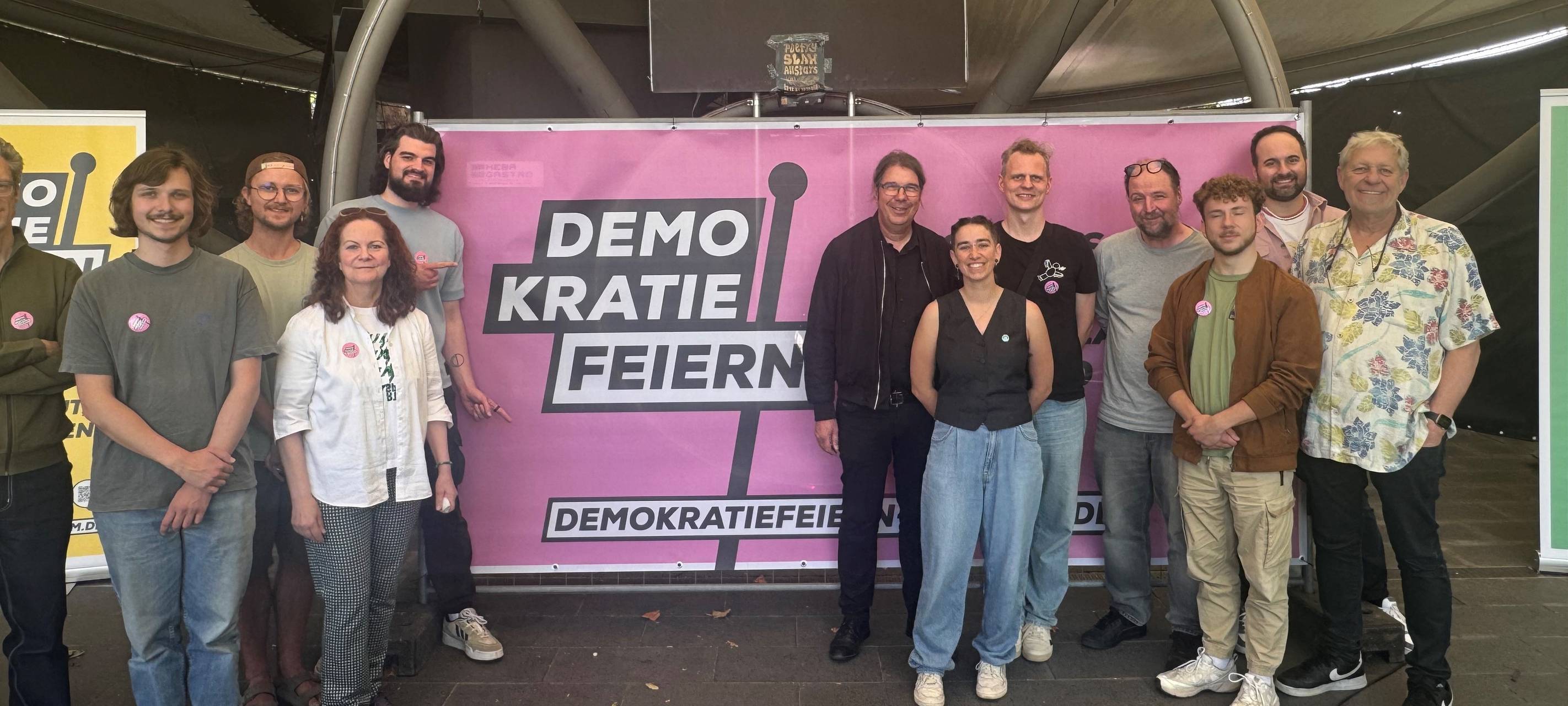 Bündnis "Demokratie feiern" in Bochum
