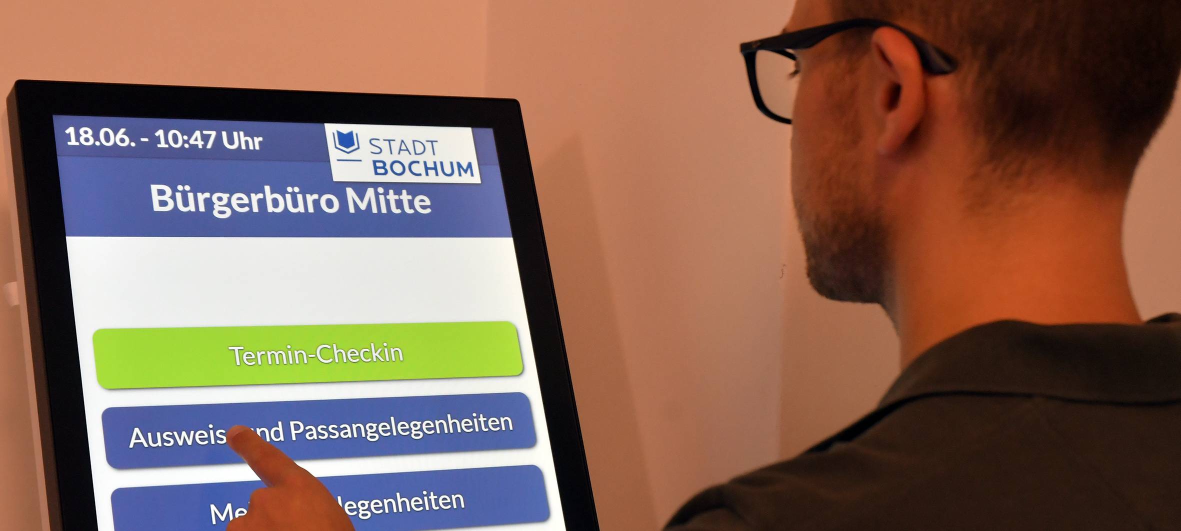 Spontane Terminbuchung in den Bürgerbüros in Bochum