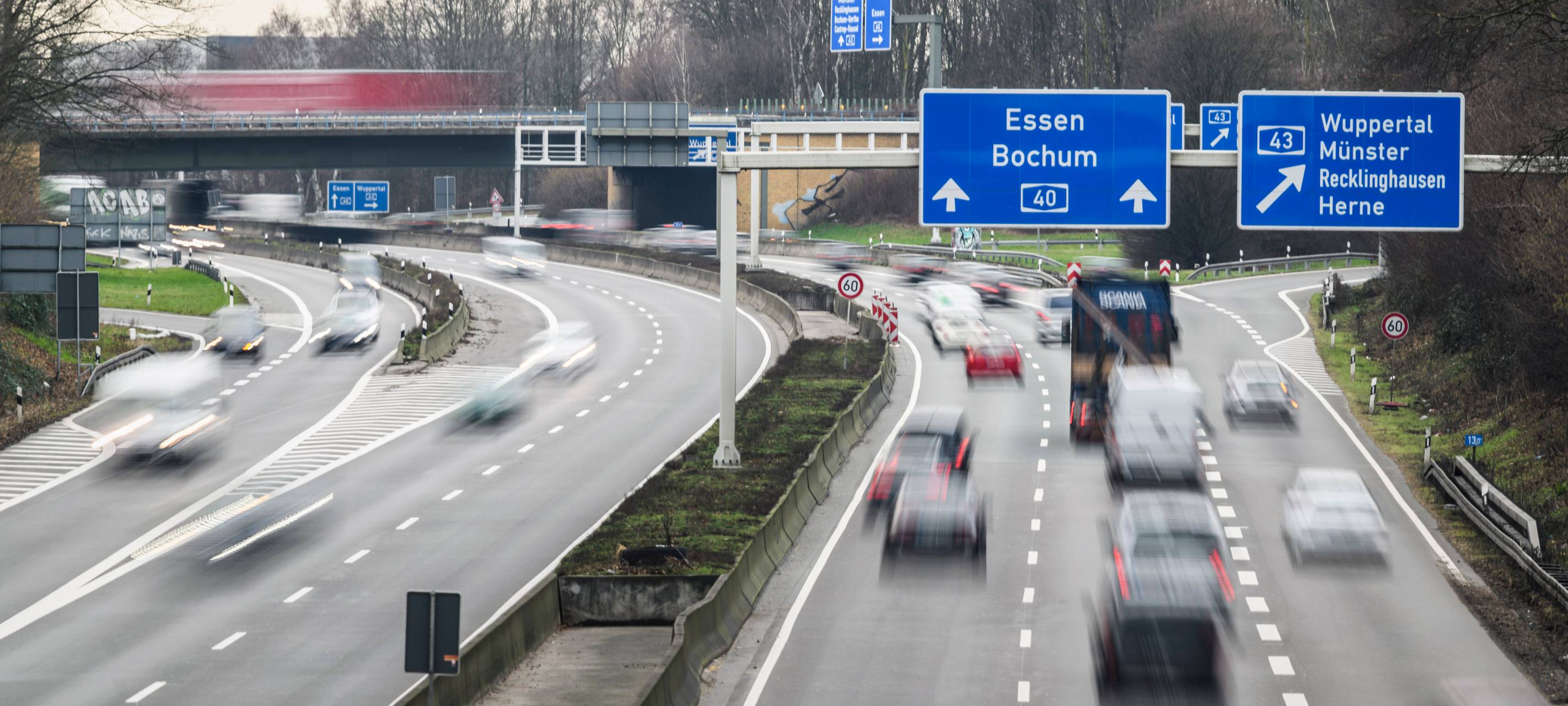 Bochum: A40-Sperrung