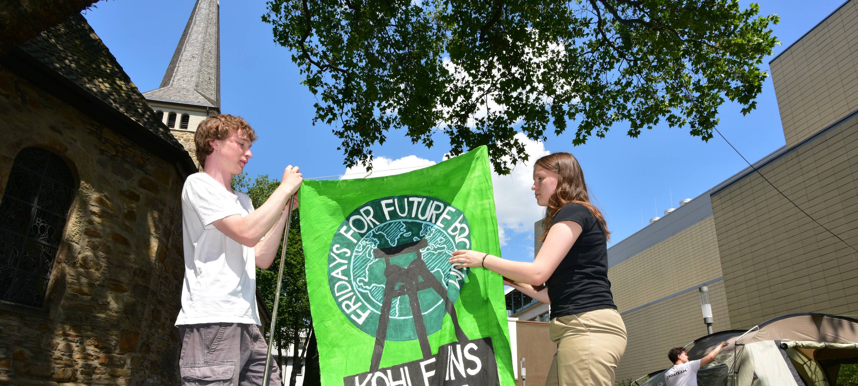 Klimacamp von Fridays For Future Bochum