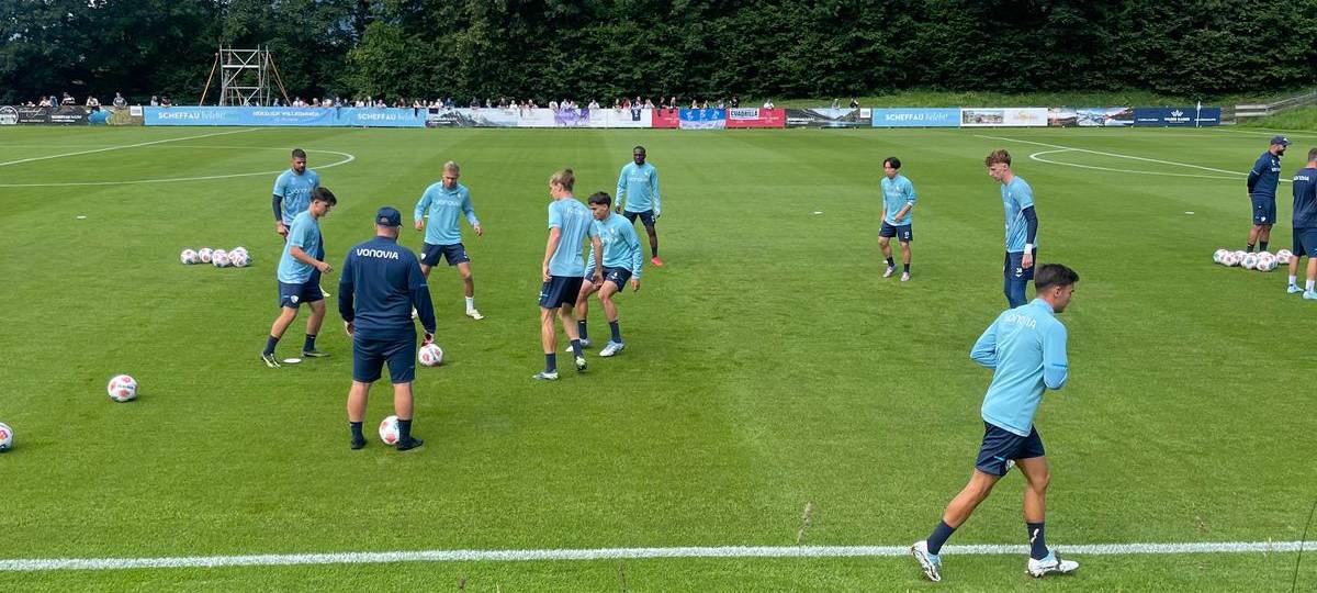 VfL Bochum Spieler beim Training in Scheffau, Juli 2025