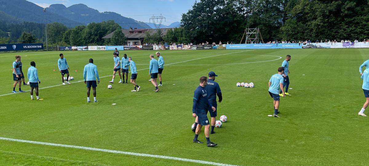 VfL Bochum Spieler beim Training in Scheffau, Juli 2025