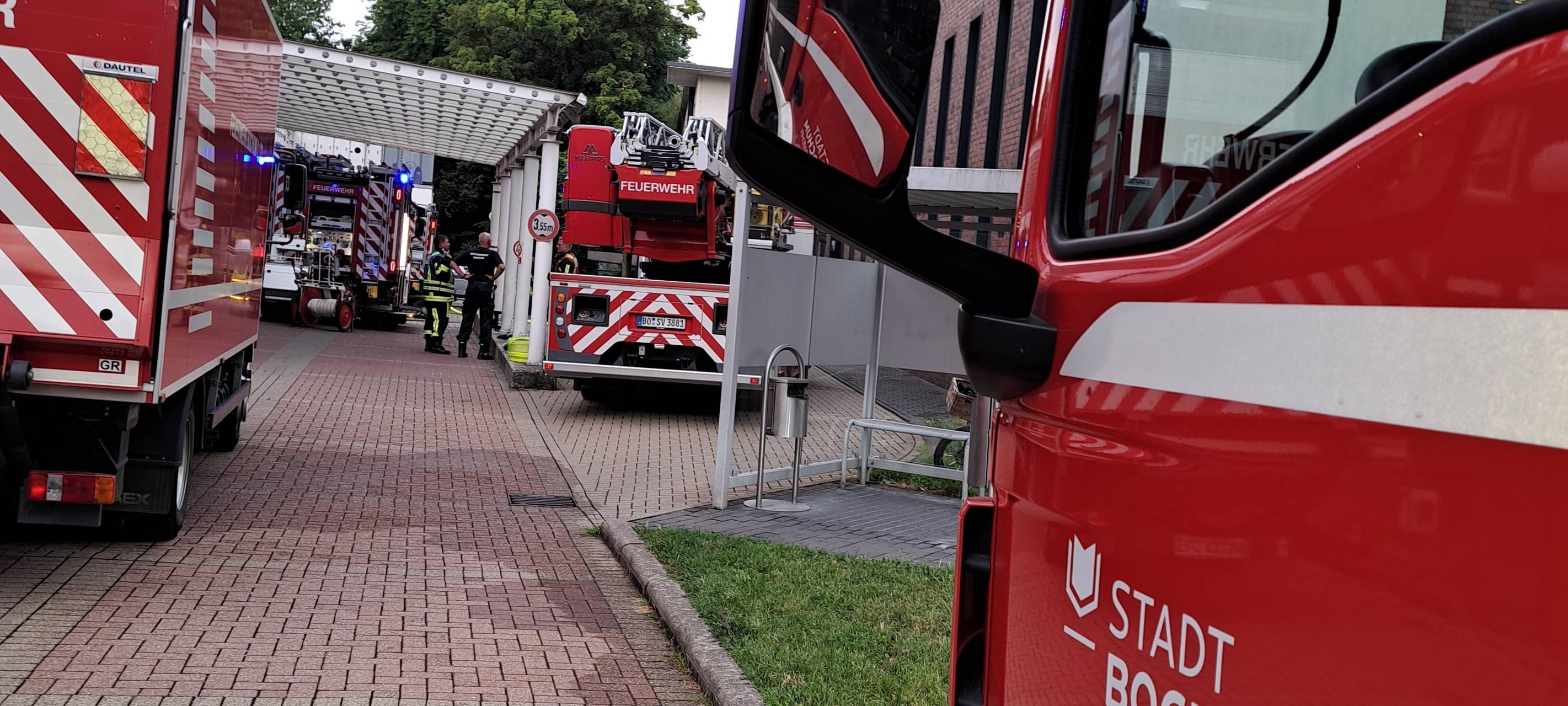 Brand in Martin-Luther-Krankenhaus in Bochum