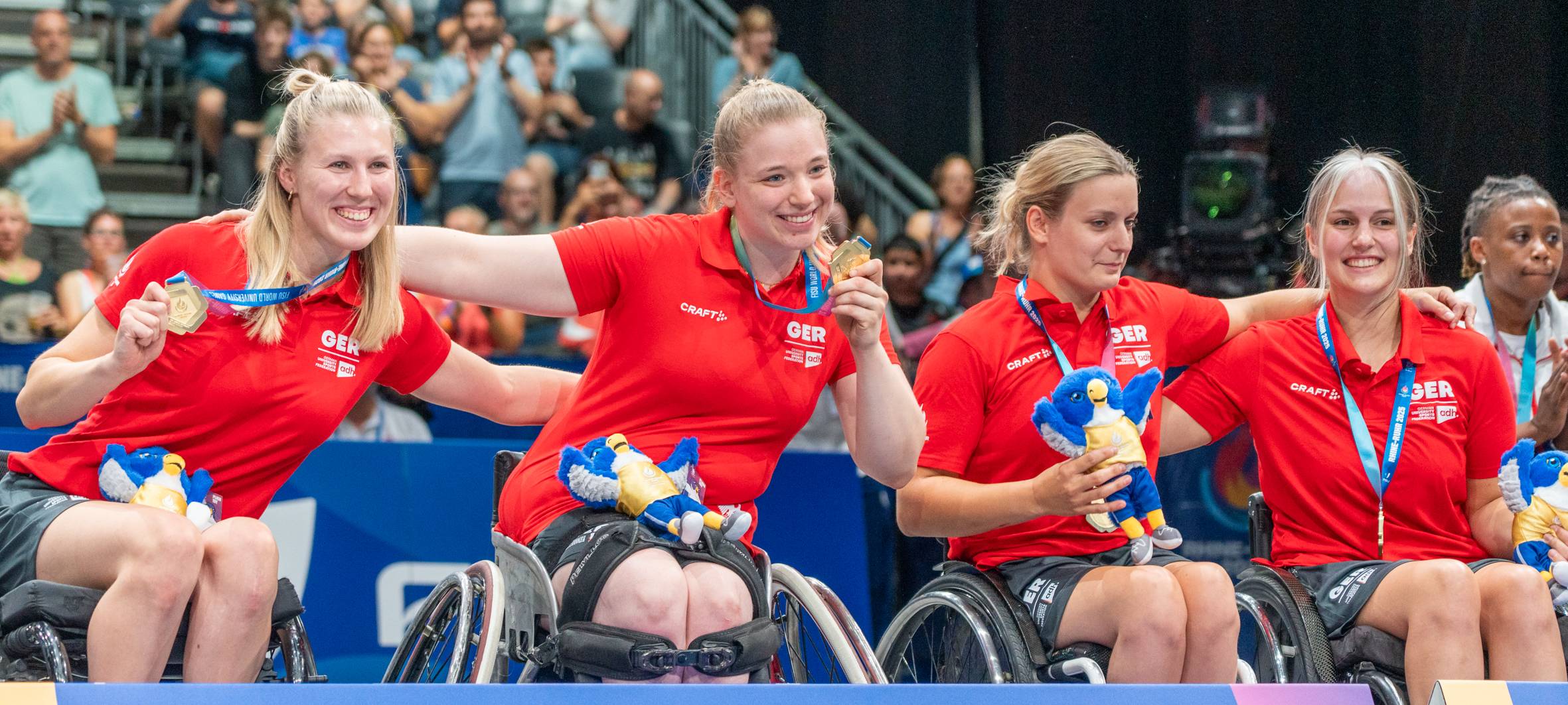FISU: Zwei deutsche Goldmedaillen in der Jahrhunderthalle Bochum