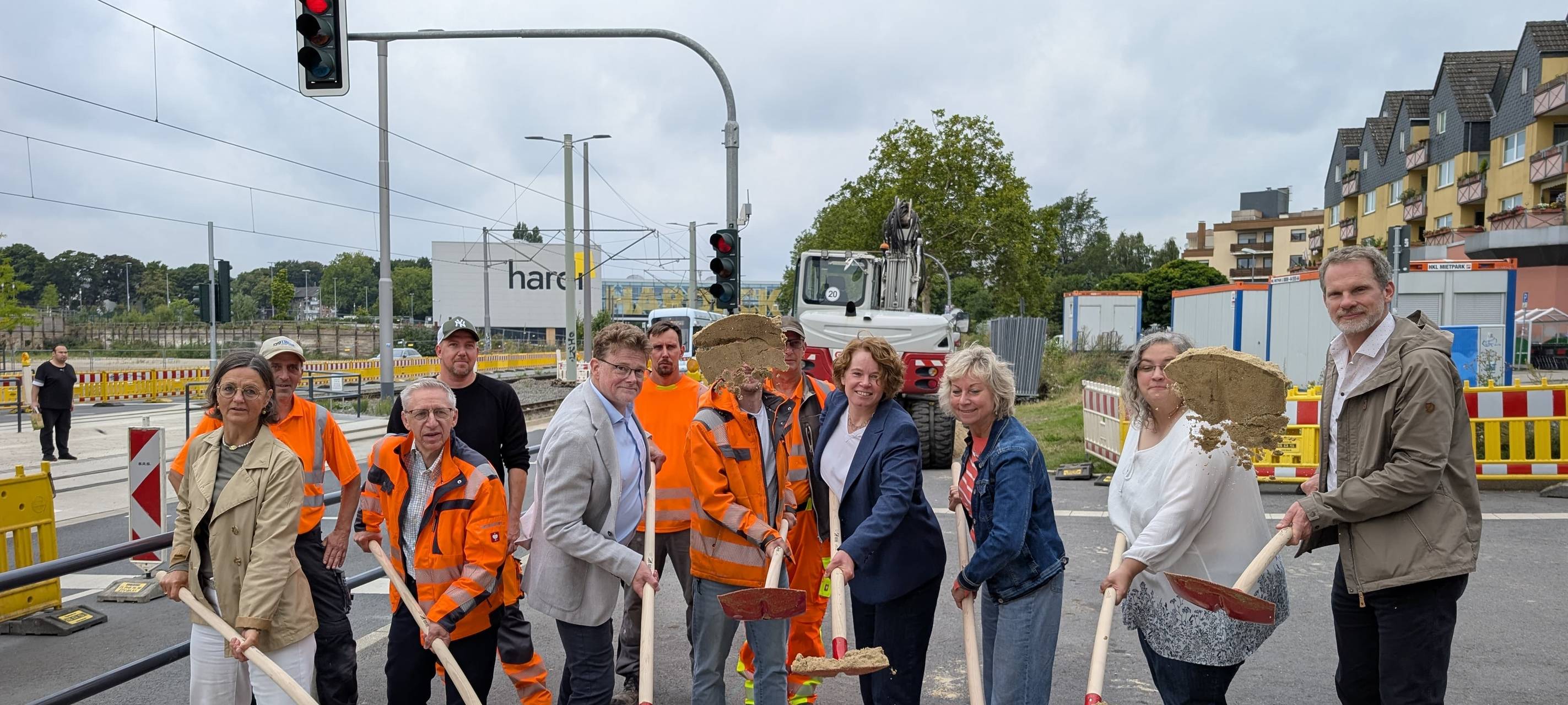 Umbau der Wittener Straße in Bochum-Laer gestartet